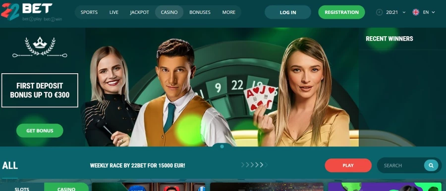 22bet casino